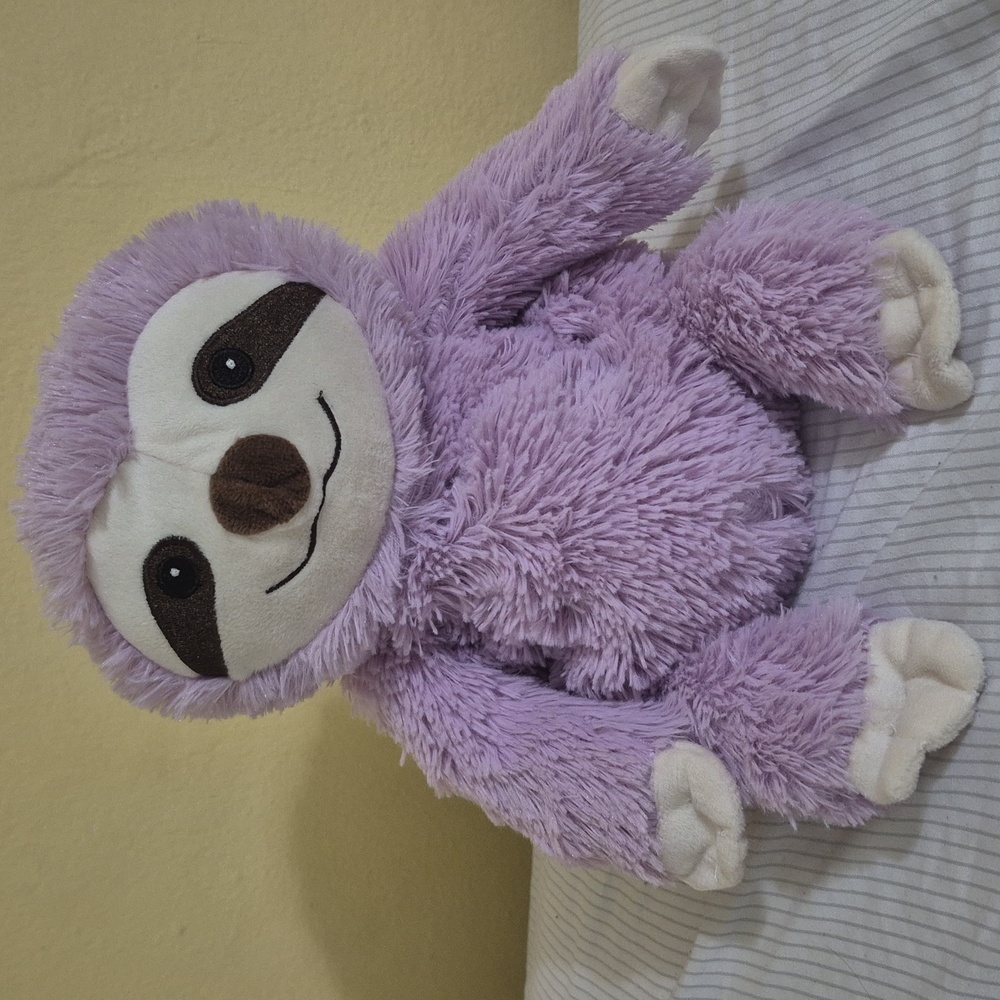 Lavender Sloth 🦥 Warmies plush